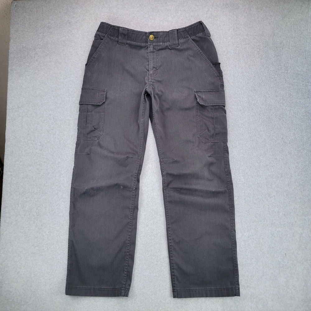 Under Armour Tactical Cargo Pants Mens 32x29 Black Ripstop 1265491 Workwear